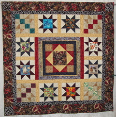    Ribbon Winner 18 A 07 Amaryllis Bridges - Under Santa Barbara Skies - 1st Small Traditional Pieced